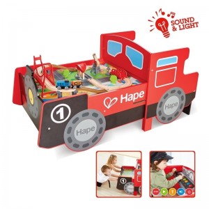 ДРВЕНА ИГРАЧКА СЕТ МАСА ENGINE RIDE ON HAPE